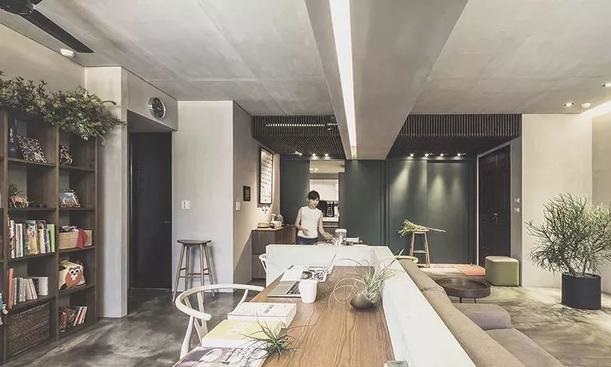 【長(zhǎng)沙房屋裝飾裝修】客廳不吊頂只走圈石膏線，有中間梁怎么辦?