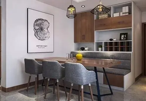 餐邊柜卡座尺寸一般做多少，有什么優(yōu)勢