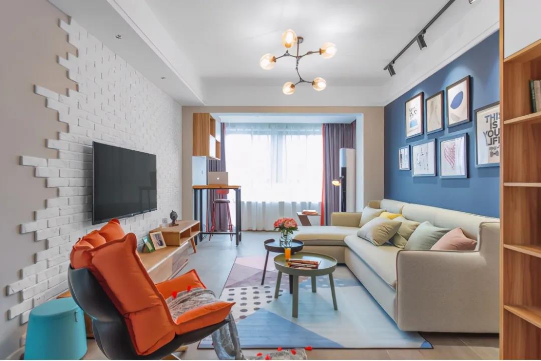 小戶型北歐風(fēng)裝修案例分享，客廳的設(shè)計(jì)溫馨舒適又有格調(diào)