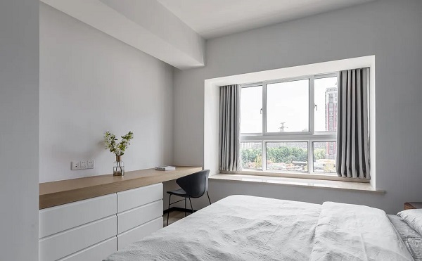 92平米現(xiàn)代簡約設(shè)計，不做電視柜更簡練舒適