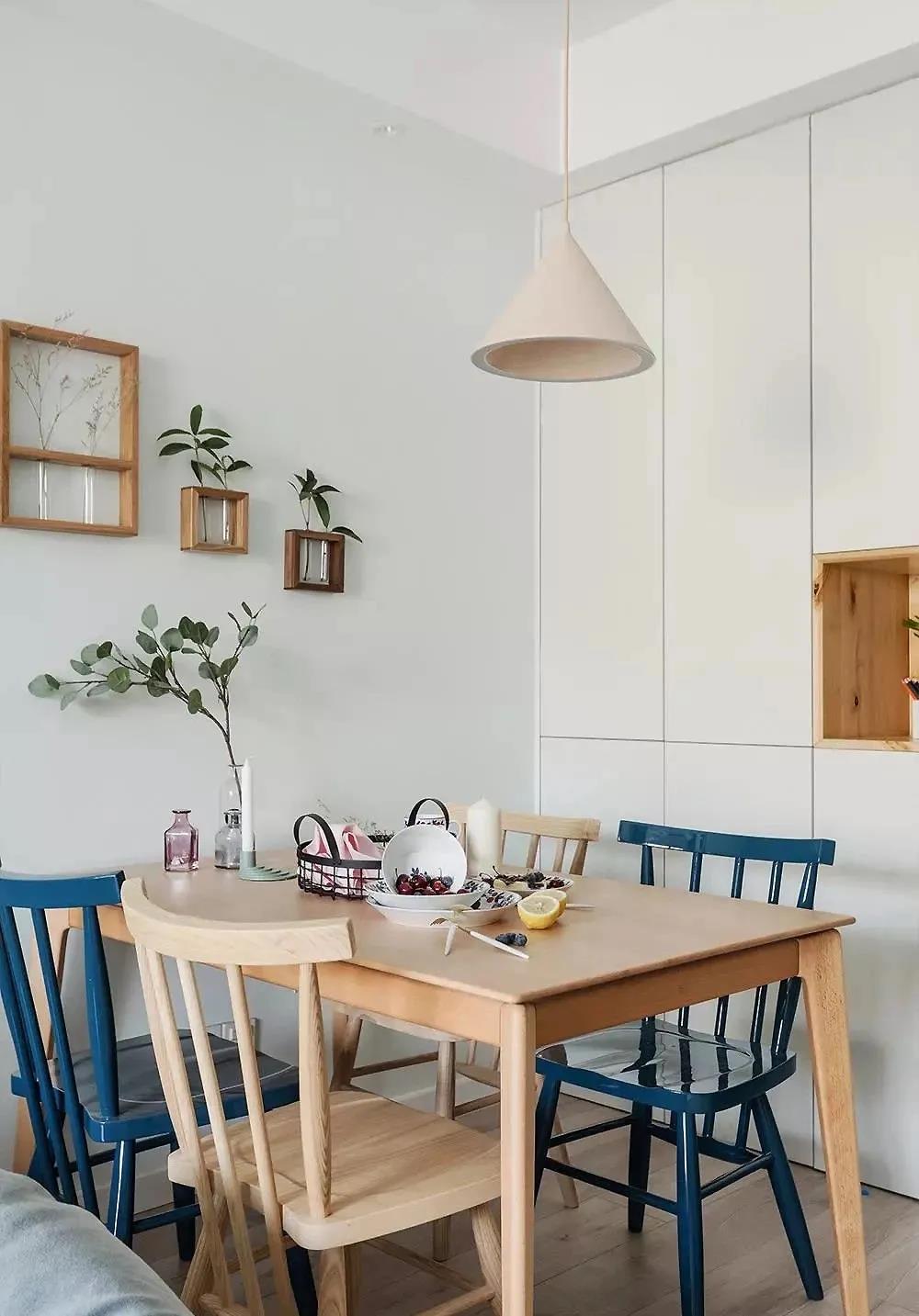 84㎡簡約北歐風(fēng)格新房裝修，精致清新小兩室