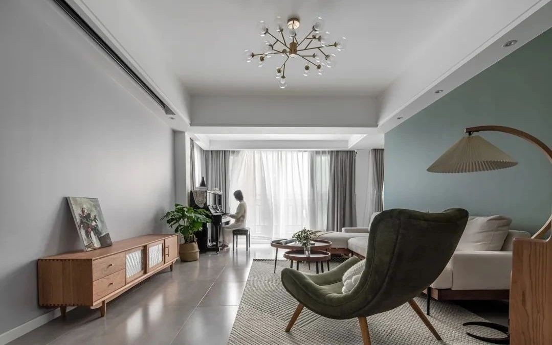 119現(xiàn)代四房裝修案例，現(xiàn)代簡約[柔時光]風格