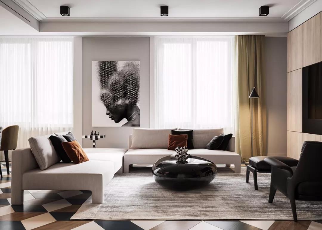 現(xiàn)代簡約風(fēng)格奢華感裝修，高端大氣上檔次