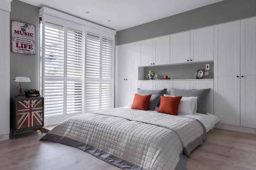 126㎡美式混搭風(fēng)格新房裝修，藍(lán)白配色太清爽了！