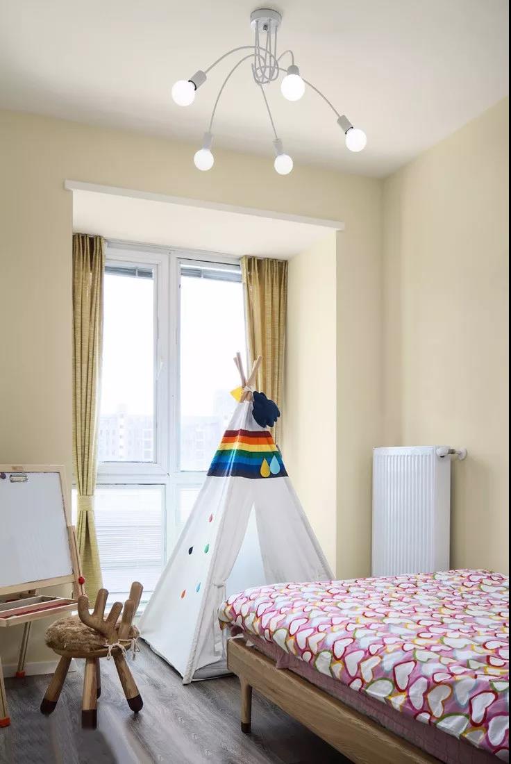 88㎡簡約北歐風(fēng)格新房裝修，小兩室裝修案例