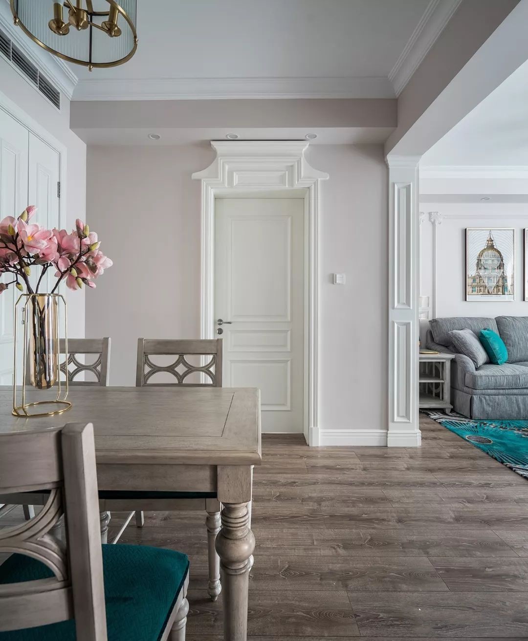 天城尚品-120㎡時(shí)尚輕奢美式風(fēng)，盡顯高貴典雅之氣！