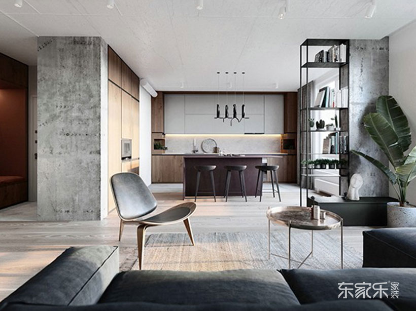 長沙三一街區(qū)112平米簡歐風(fēng)格裝修案例