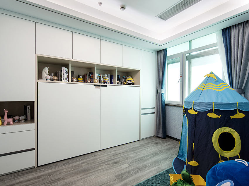 永州狀元府邸112平米簡(jiǎn)歐風(fēng)格裝修案例