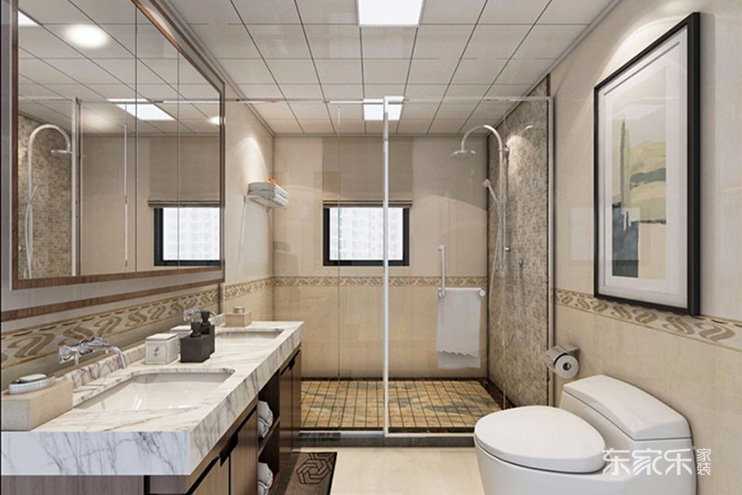 長沙恒大綠洲110平簡歐風(fēng)格裝修案例