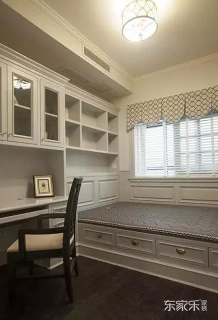 長沙鈺龍?zhí)煜?20平米簡歐風(fēng)格裝修案例