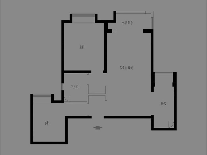 91平米二居室現(xiàn)代風，客餐廳吊頂一體設計，簡約大氣很耐看