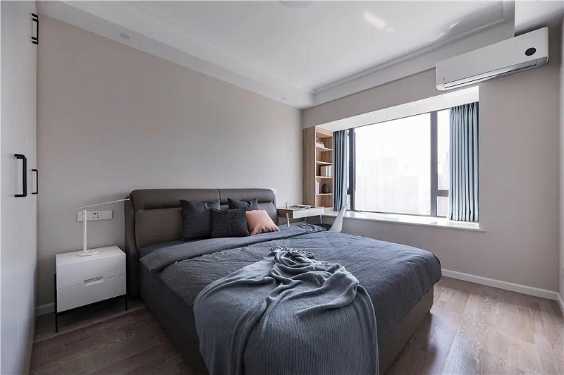 102平米三居室極簡(jiǎn)風(fēng)，巧用中性色打造舒適的居家環(huán)境