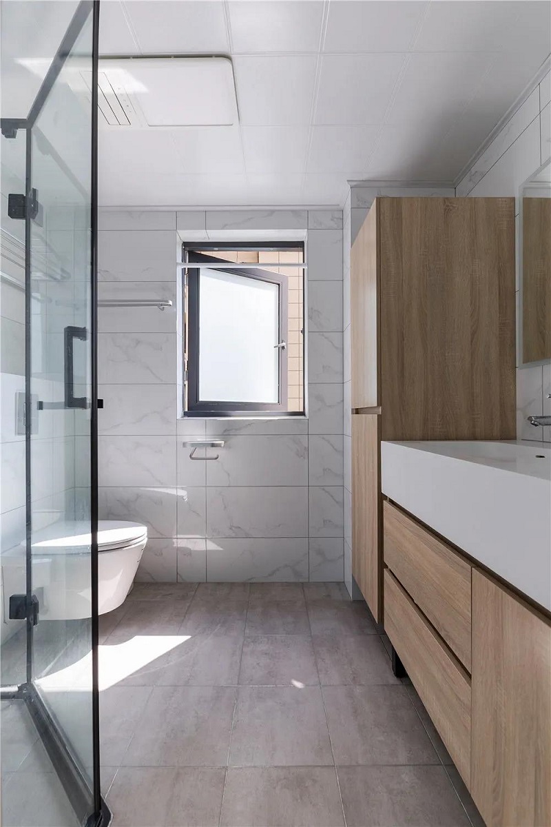 102平米三居室極簡(jiǎn)風(fēng)，巧用中性色打造舒適的居家環(huán)境