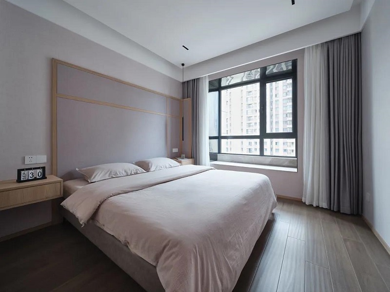 91平米二居室現(xiàn)代風，客餐廳吊頂一體設計，簡約大氣很耐看