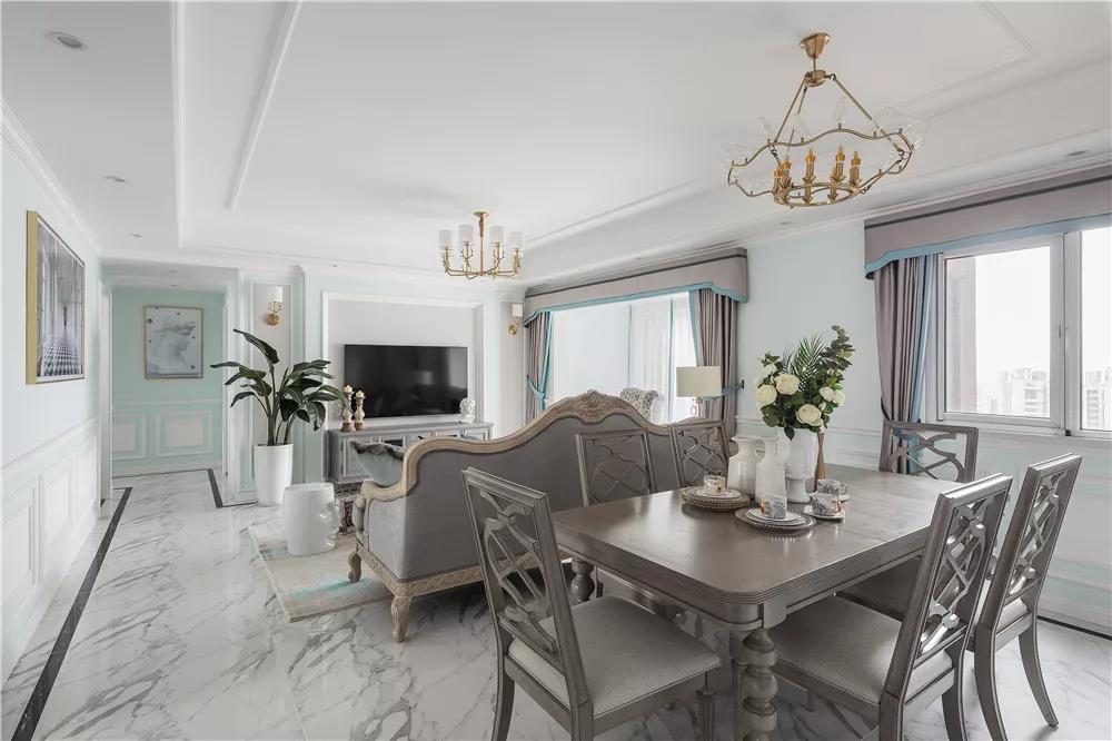 125平方美式裝修風(fēng)格案例介紹，淺色為主，低調(diào)輕奢！