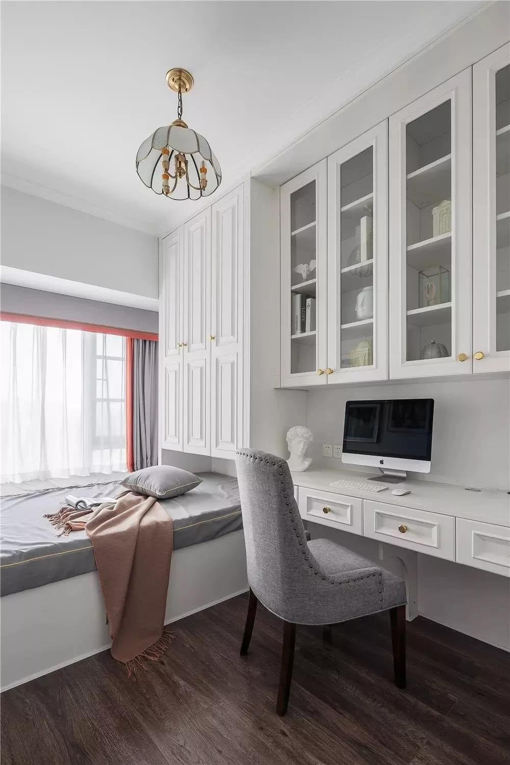 120㎡現(xiàn)代美式風格裝修設(shè)計案例