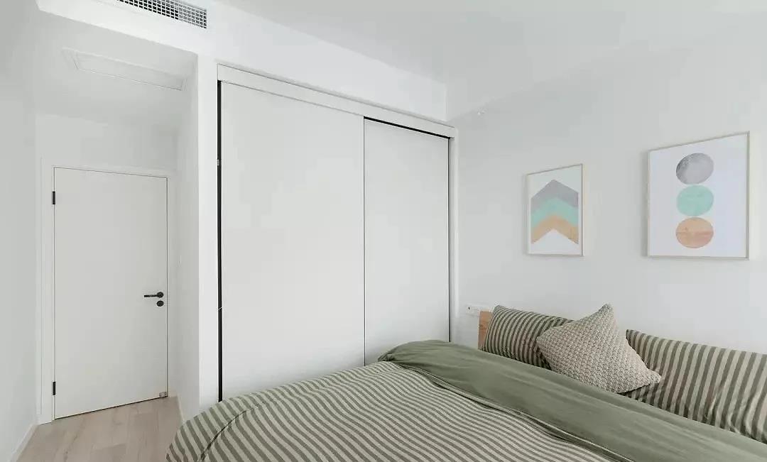 84㎡簡約北歐風(fēng)格新房裝修，精致清新小兩室