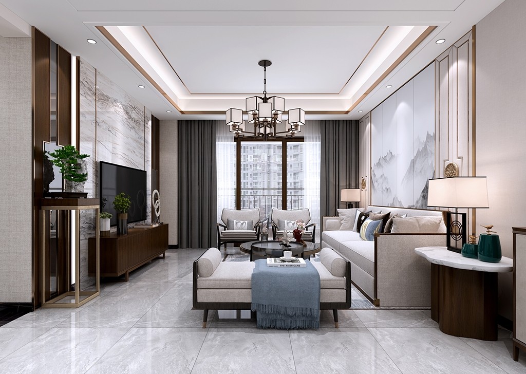 122平現(xiàn)代四房裝修，空間舒服而優(yōu)雅