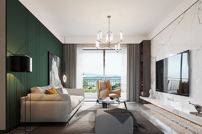 120平現(xiàn)代裝修風(fēng)格，保留現(xiàn)代的設(shè)計(jì)感