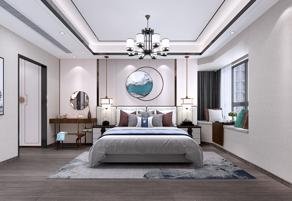 122平現(xiàn)代四房裝修，空間舒服而優(yōu)雅