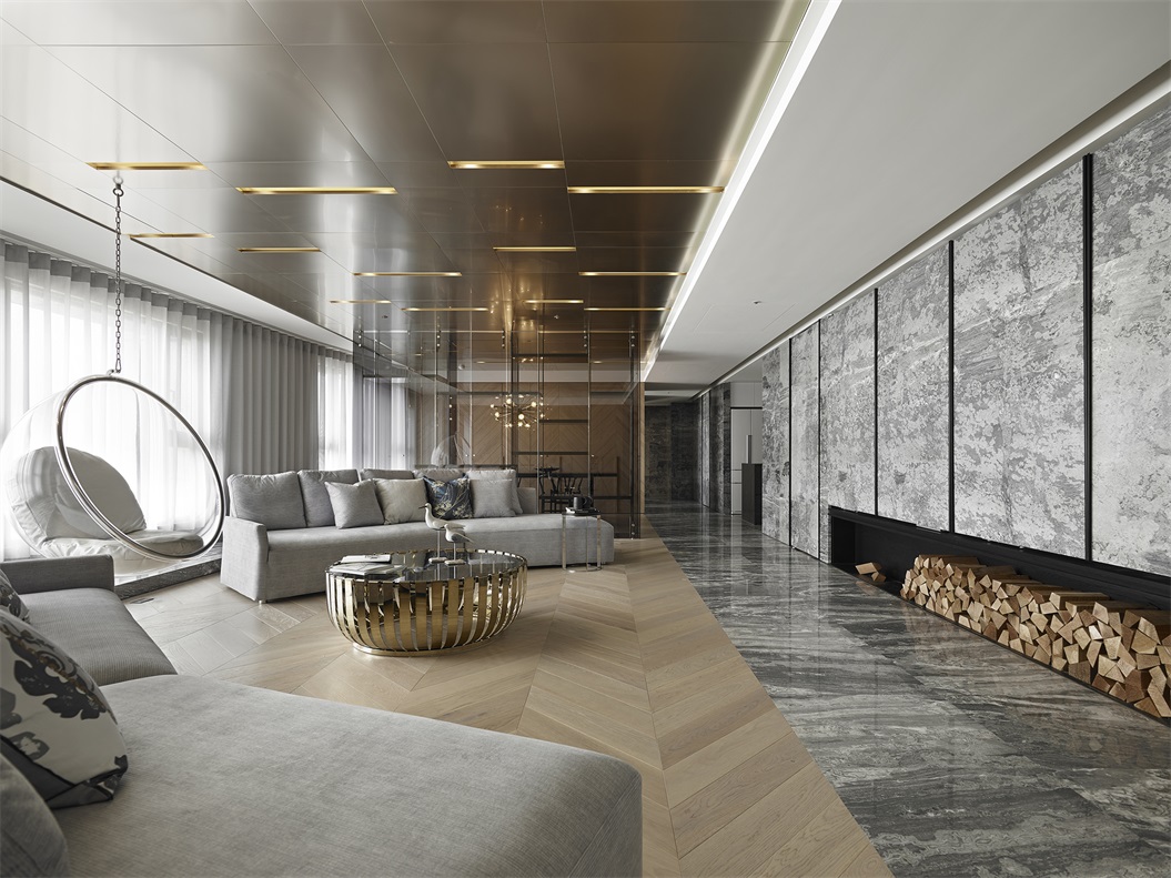 123平米新房現(xiàn)代風(fēng)格裝修，簡(jiǎn)潔時(shí)尚大氣