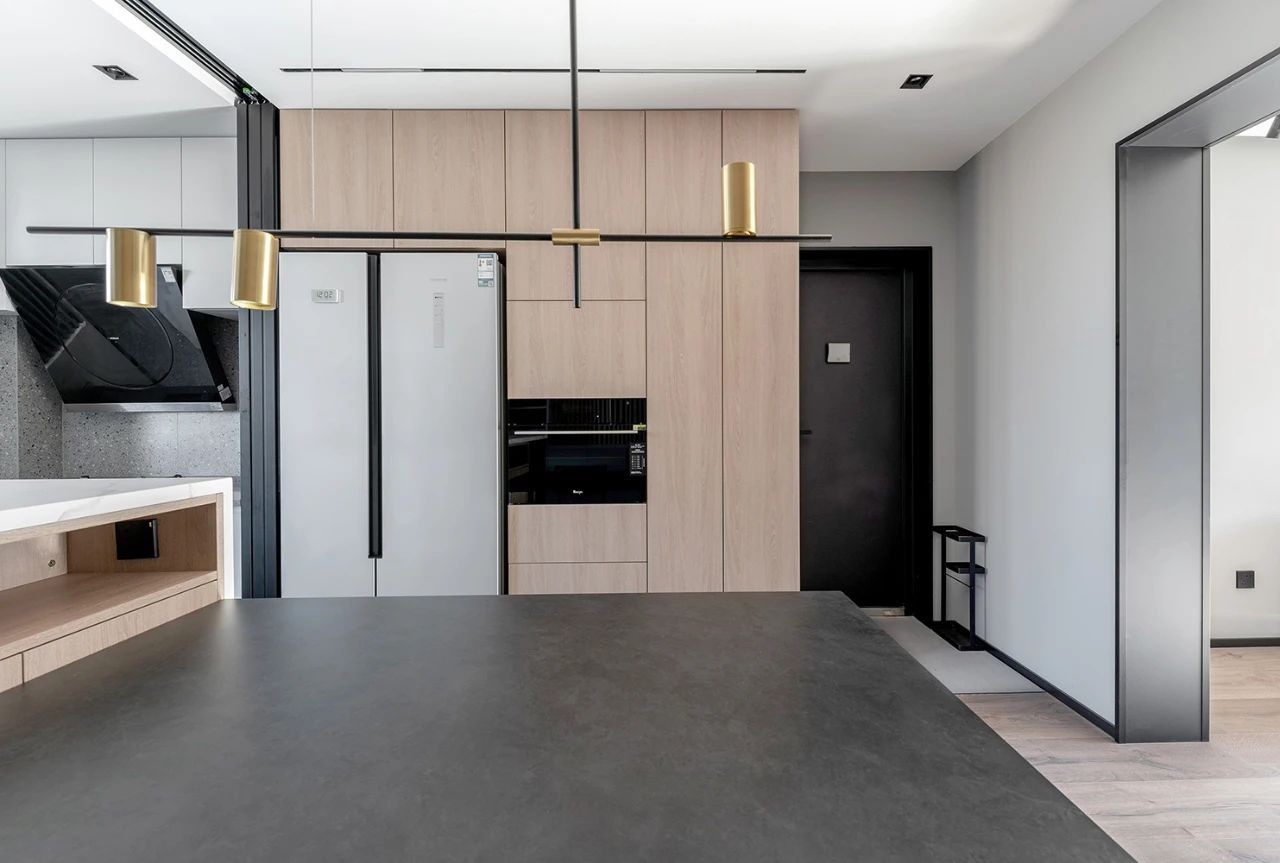 98平現(xiàn)代風(fēng)格大平層裝修，戶型通透