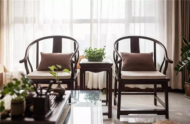 140平中式風(fēng)格裝修案例，一個(gè)客廳都美爆了！