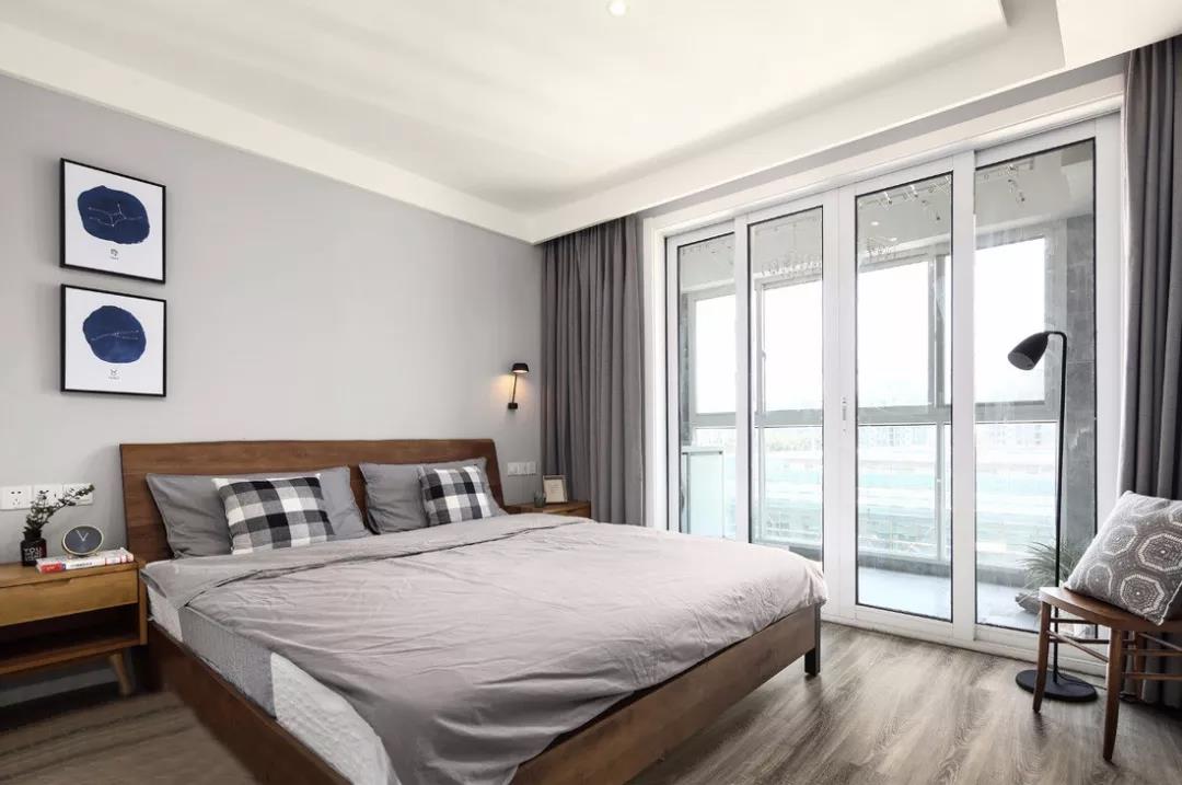 88㎡簡約北歐風(fēng)格新房裝修，小兩室裝修案例