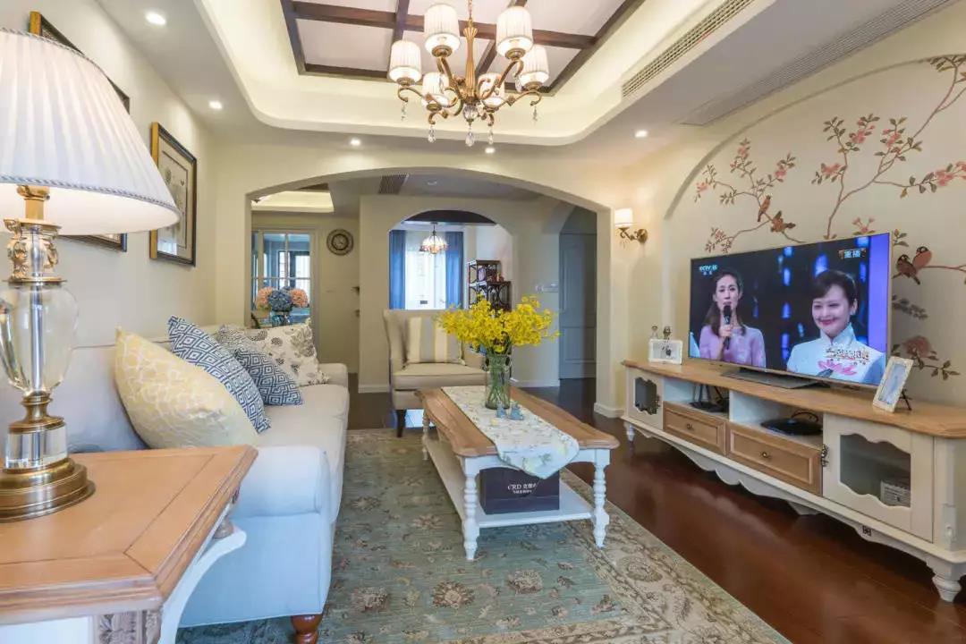 85平方美式田園裝修風(fēng)格案例介紹，給你清風(fēng)徐來的感覺