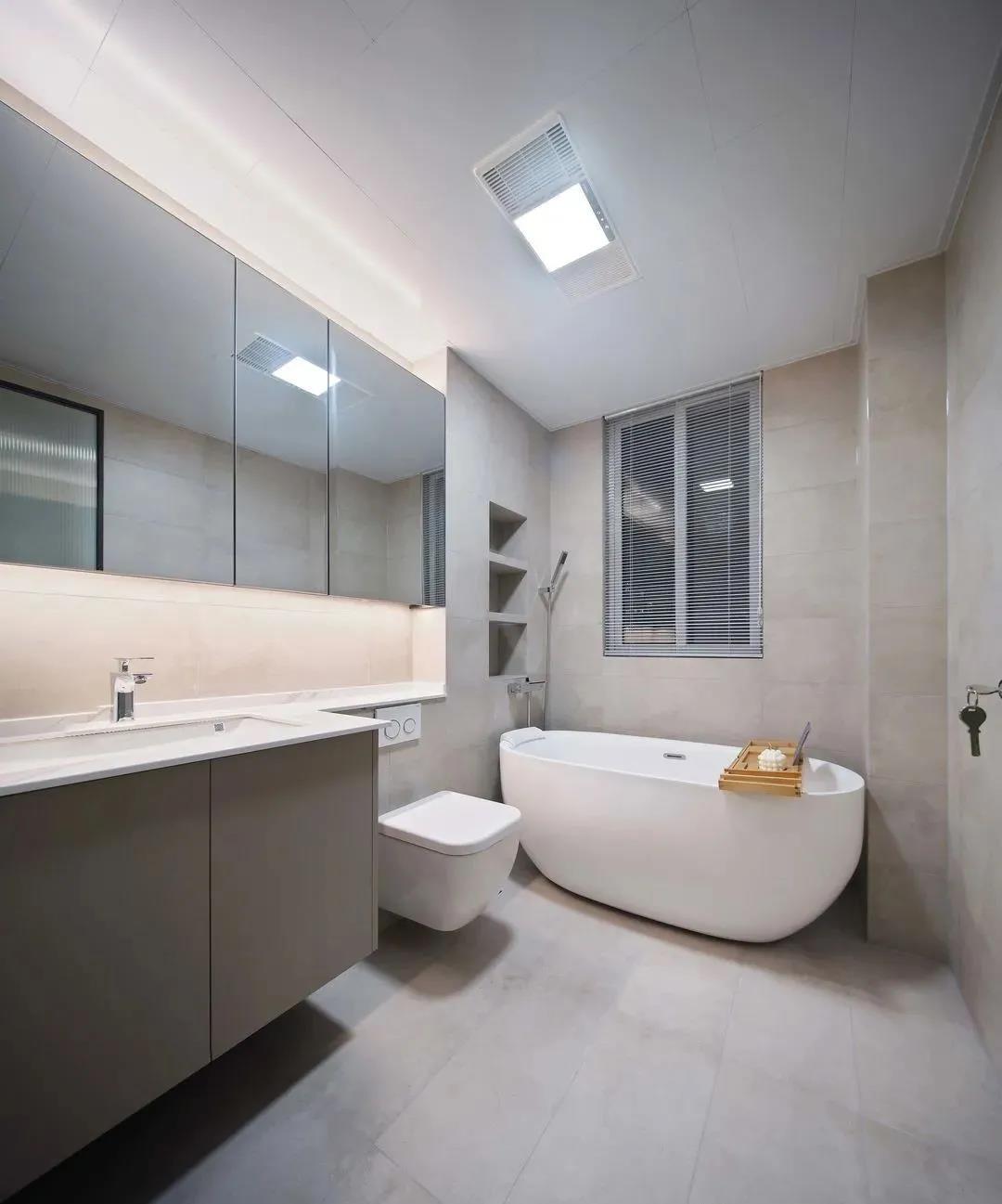 145㎡現(xiàn)代簡(jiǎn)約風(fēng)格新房裝修，電視柜+隱藏門