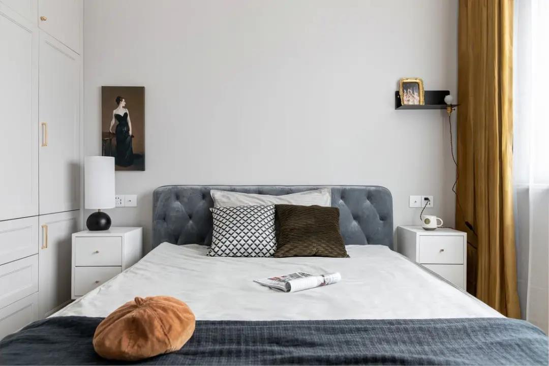 90平現(xiàn)代混搭風(fēng)格裝修，大膽撞色